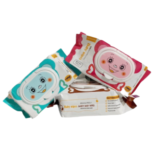 Khăn Ướt Baby Wipes 700g, 3 màu, gói 80 lần rút