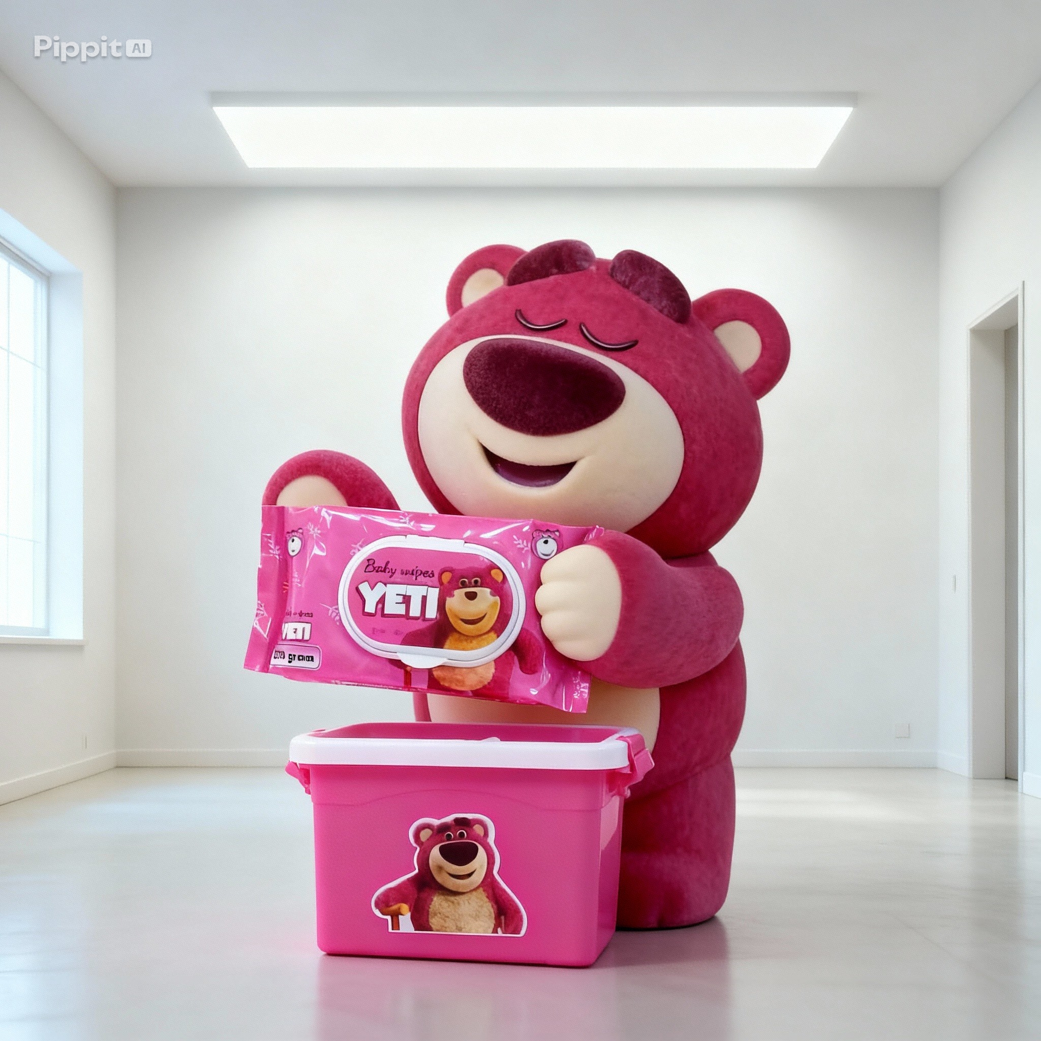 KHĂN ƯỚT GẤU DÂU YETI 80G-300G